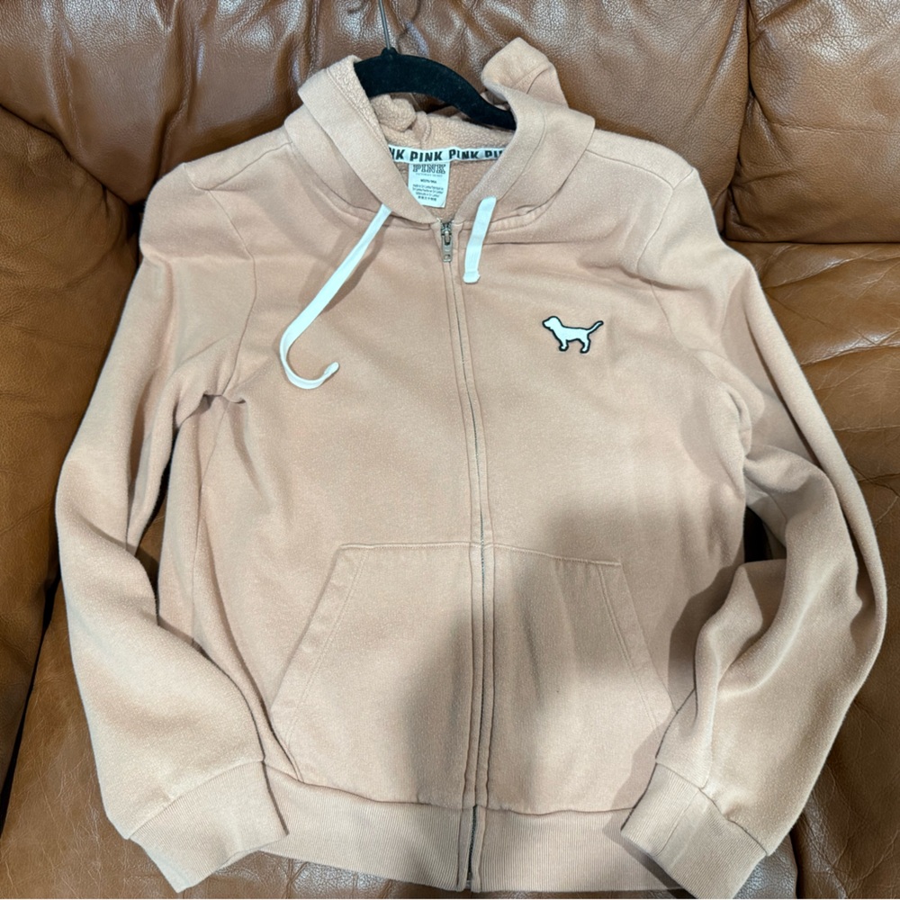 Victoria's Secret Pink Tan Hoodie